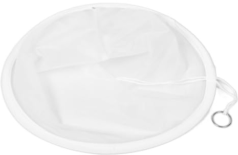 SOLUSTRE Feines Nylon Honigfilter Kegelförmiges Sieb für Imkerei Wiederverwendbarer Honigsieb mit Fasergewebe zur Reinigung von Honig und Flüssigkeiten für Anfänger und Profis