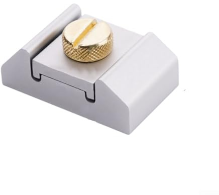 Blocco di carta vetrata per levigatura e lucidatura dei bordi, strumento di levigatura in lega di alluminio con viti placcate in rame per un fissaggio sicuro della carta, confezione da 3 include S (B)