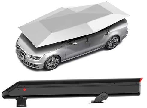 Carport mobile sans fil, configuration entièrement automatique, dépliage et pliage à distance, installation facile pour une personne