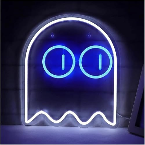 Inomhus för neondekorationer För neonlampa Ghost Gaming för neonskylt ljus för driven