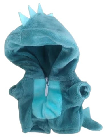 ICDKOYK Plüschfiguren Puppenkleidungsset mit Kapuzenpullover, Bequeme Kleidung zum Anziehen für Kuscheltiere, Baumwollpuppenkleidung, Kapuzenpullover