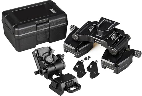 PVS-14 Light Weight Dual Tube Mounting System Set IC AN/PVS-14LW，Night Vision Goggles Night Vision Adapter for PVS-14 Night Vision Binoculars Binocular - Fully Anodized Aluminum Alloy