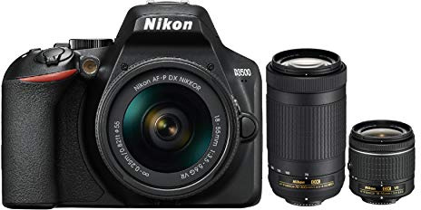 Used Nikon D3500 DSLR with 18-55mm Lens, Black