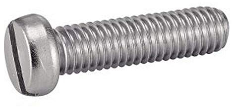 200X Zylinderschrauben m. Schlitz Edelstahl A2 3x18 M3 DIN84