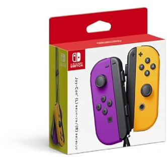 Joy-Con(L) ネオンパープル/(R) ネオンオレンジ
