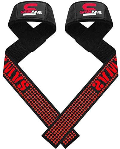 Correas de levantamiento de pesas de neopreno acolchadas para levantamiento de pesas y entrenamiento de fuerza de levantamiento de peso pesado, soporte para ejercicios de gimnasio,