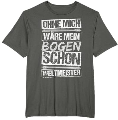 Bogenschütze Bogenschießen Zubehör für Bogensport T-Shirt