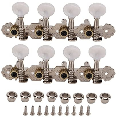 Mandoline Tuning Pegs, 4L4R Machine Head Tuning Pegs Chaîne Tuning Boutons Remplacement pour 8 Cordes Mandoline Instruments