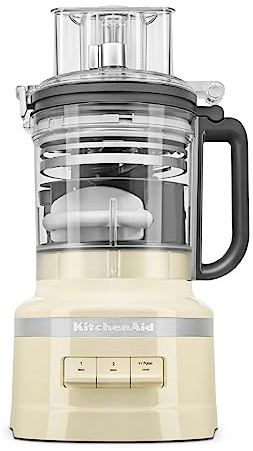 KitchenAid Küchenmaschine 3,1L, ExactSlice Einstellbarer Hobel, Würfelschneider, Raspeln, Hacken & Kneten, 7 Zubehörteile, 3 Geschwindigkeiten & Pulse, kühlschrankgeeignete Schüssel, Snap & Go, Alm...
