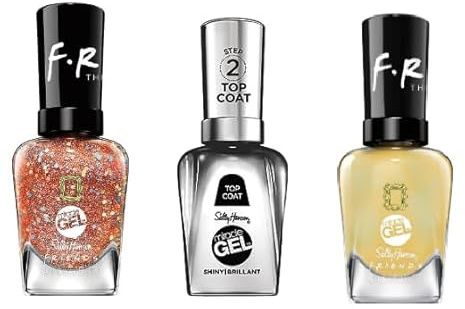 Sally Hansen X Friends Miracle Gel Cadeauset - Yellow Taxi-Stick to The Routine-Top Coat