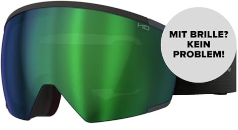 ATOMIC REDSTER HD, unisex skyddsglasögon, svart, NS -