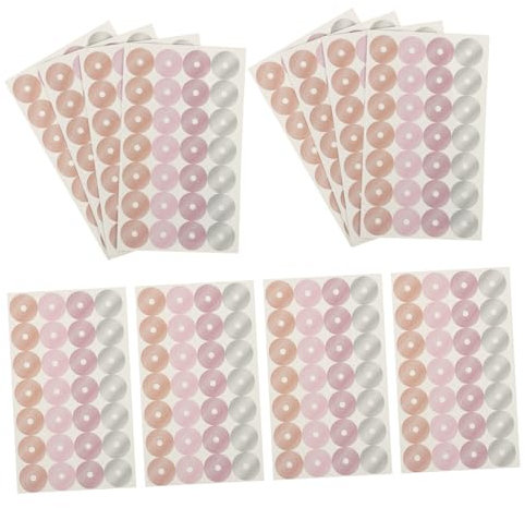 VILLFUL Selbstklebende Lochverstärker für Loses Papier 16 Blatt Leicht Anzubringen Haltbar und Praktisch für Kalender und Offizielle Dokumente