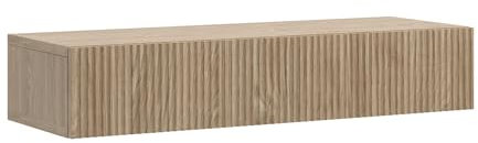 Selsey Konsolentisch Mit Schublade Beistelltisch 90 cm Eingangstisch Konsole Schminktisch Hängend Eiche Geölt Nolie