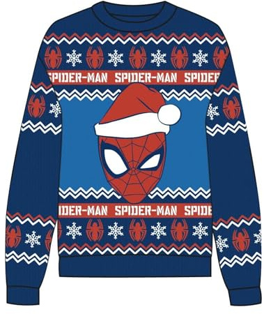 CERDÁ LIFE'S LITTLE MOMENTS - Jersey Punto NAVIDEÑO Spiderman