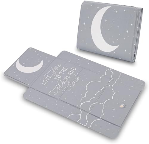 Wickelunterlage Wickelauflage auf Reise 77x44 cm Abwaschbare Wickelauflagen für Babys Kleine faltbare und wasserfeste Auflage zum Wickeln ideal für Wickeltasche Galaxie