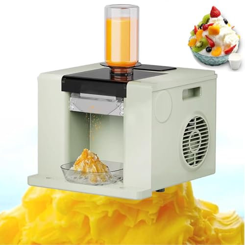 Máquina Comercial De Hielo Raspado, Derretidora De Hielo para El Hogar, Puesto, Tienda De Té con Leche y Bebidas Frías, Máquina para Hacer Hielo Raspado,Green