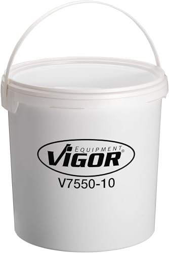 VIGOR Walnuss-Strahlmittel V7550-10, 10 kg, Körnung 800 µm, für VIGOR V7550, biologisch, staubarm, zur schonenden Reinigung von Einlasskanälen und Oberflächen