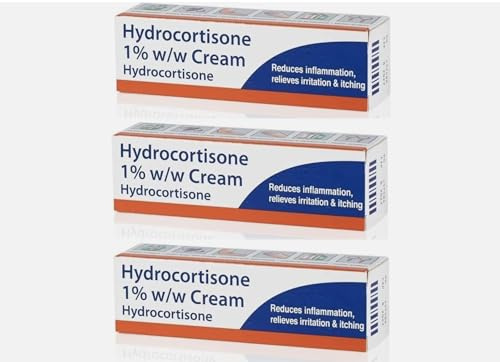 Hydrocortisone Cream 1% w/w Bite & Sting Cream – Mosquito & Bee Sting Relief, Itchy Skin & Redness Solution | 3 × 10g Tubes | HydraSole Bundles – Packaging May Vary