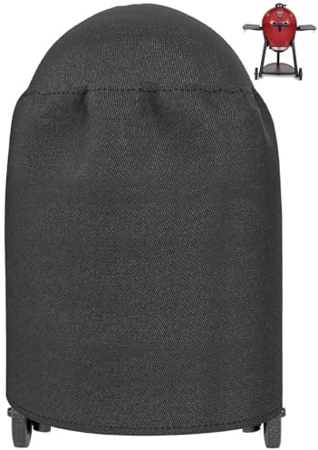 Housse pour Barbecue Char-Griller 6755 AKORN Kamado et Premium Kettle Grill, Housse Akorn très résistante et imperméable Noir