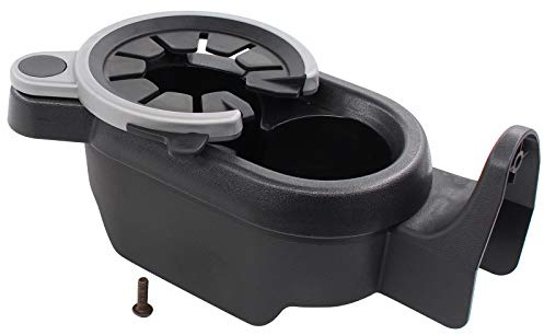Doo Engy Becherhalter für Smart Fortwo Cabrio 2007-2020 und Coupe 2007-2020, Schwarz, Kunststoff, Edelstahl, Aluminium, Metall