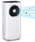 Klarstein Climatiseur mobile, climatiseur 5 en 1, ventilateur, déshumidificateur, purificateur d'air & mode nuit, contrôle par application, climatiseur d'appartement, 11 500 BTU, blanc