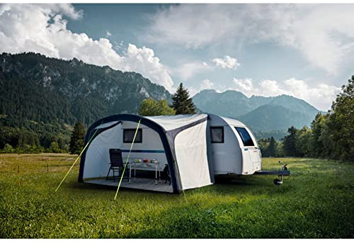 Reimo Sonnensegel Playa Air 300/400cm Sonnenvordach mit Seitenwänden für Wohnwagen, Wohnmobil, Bus