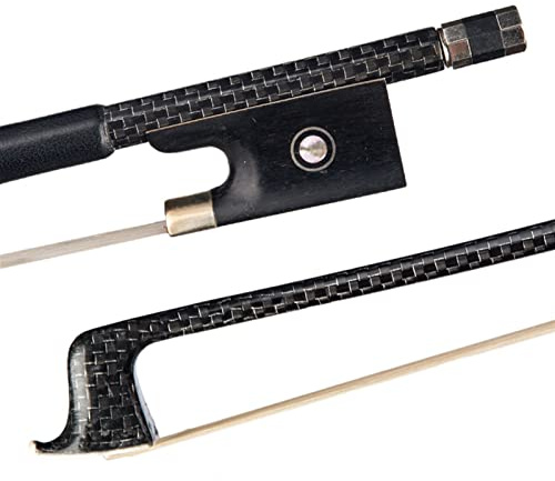 bogen für violine Geigenbogen Silver Silk Braided 4/4 Carbon Fibre Geigenbogen Fast Response Schaffellgriff violine bogen