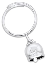 Maglione Gioielli Gioiello con Campanella della Fortuna in argento 925 (Anello)