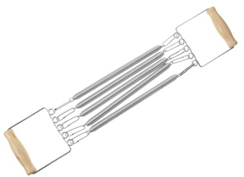 BCOATH Spring Widerstands Expander Mit Abnehmbarem Holzgriff Tragbar Und Einfach Zu Lagern Für Effektive Brust Und Armtrainings Geeignet Für Erwachsene