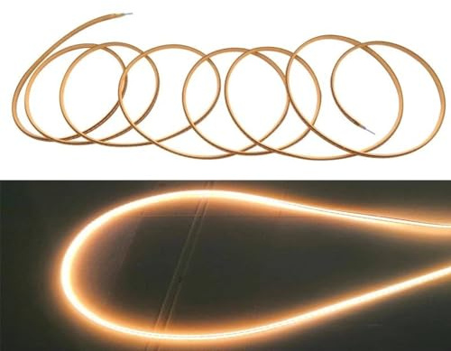 Lumetheus 1200mm LED Filament Strip DC 24V RGBW Color Changing Light Source for Home Decor & DIY Projects - 1 Piece 2700K