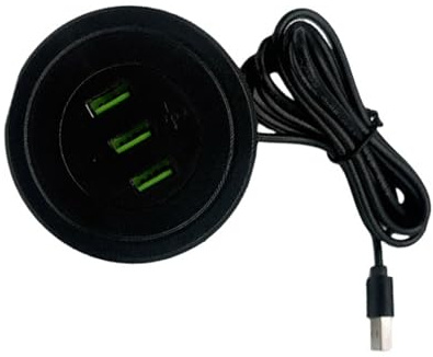 SHYYOULQE Presa a muro USB doppia da incasso 2 1 tipo C 1.75 M Cavo di tipo B Collegamento Per Tablet E Lettori Elettrodomestici Presa di Alimentazione Con Porta