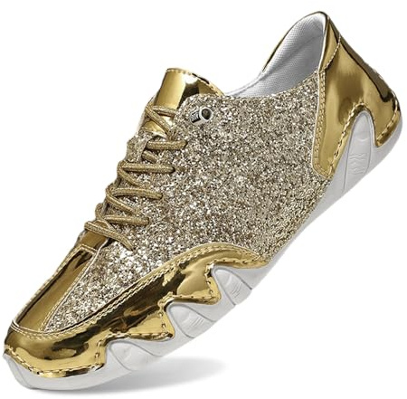 2026 Mocassins en daim pour hommes Chaussures de loisirs classiques Chaussures plates confortables Chaussures de conduite légères Chaussures bateau (YE2, 48), or, 45 EU Large