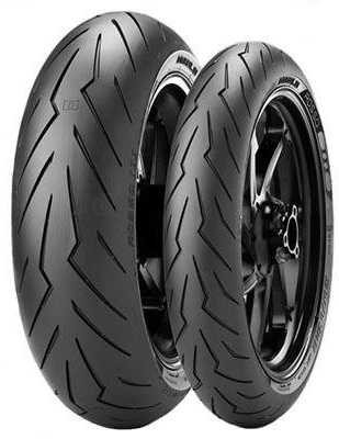 Paar Reifen PIRELLI DIABLO rot 3 120/70zr17 m/C (58 W) TL – 180/55zr17 m/C (73 W) TL