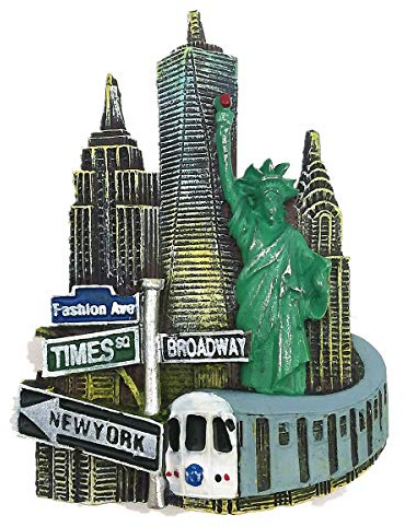 3D-Kühlschrankmagnet, New York, USA, Souvenir, Geschenk, Heim- und Küchendekoration, Magnetaufkleber, New York, USA, Kühlschrankmagnet