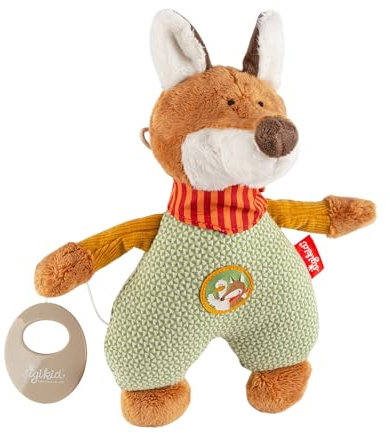 SIGIKID 39233 Spieluhr Forest Fox Mädchen und Jungen Babyspielzeug empfohlen ab Geburt grün/braun