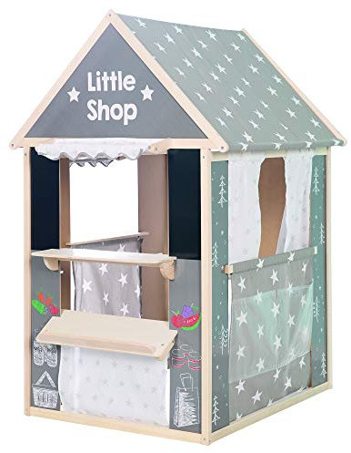 roba Spielhaus-Kombination, enthält Kaufladen, Kasperletheater, Tafel, Schalter für Post/Bank/Kiosk 6962V190