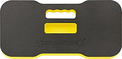 Stahlwille Kniematte mit Kleinteilefach | bspw. für Radwechsel, Bodenverlegung und Gartenarbeit | formstabil | knieschonend