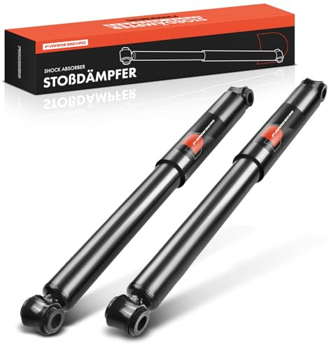 Frankberg 2x Stossdämpfer Stoßdämpfer Hinten Links Rechts 566mm Gasdruck | Kompatibel mit H.i.l.u.x VII Pick-up N1 N2 N3 2.5L 2004-2015 Replace# 349015,4853109690