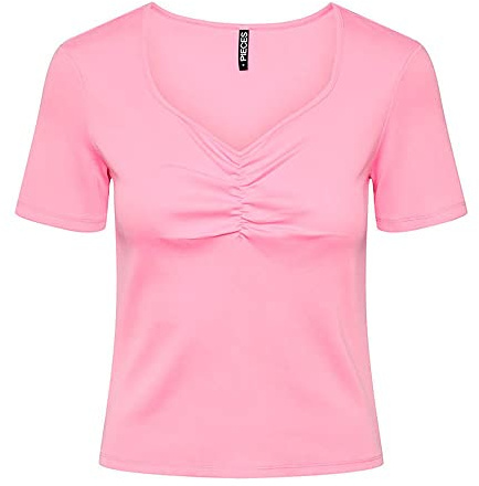 Pieces Damen Pctania Ss Top Noos Bc T-Shirt