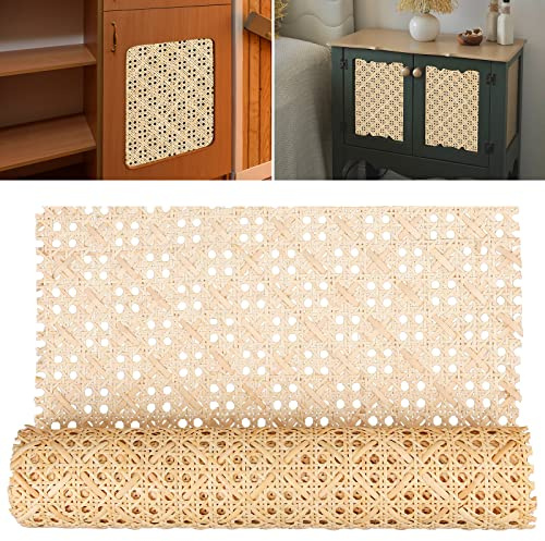 Cannage Rotin Rouleau, 0,35x1m Rotin Naturel en Rouleau Sangle en Rotin Naturel Sangle en Rotin pour Projets de Cannage Rotin Large pour Bricolage Armoire Chaise Meubles