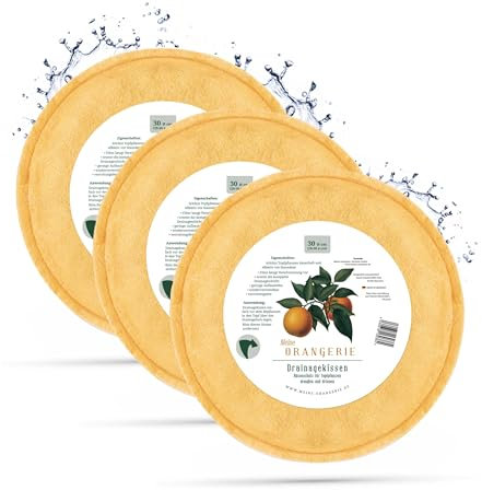 Meine Orangerie | Drainagekissen für Kübelpflanzen - Nie mehr Staunässe! Dauerhaft perfekte Drainage für alle Topfpflanzen ohne aufwändige Blähton, Perlite, Granulat und Kies-Schicht (3 Stück, 30cm)