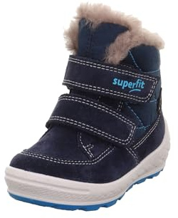 Superfit Groovy 2.0 Gore-Tex, Stivali da Neve, Blau/Türkis 8000, 21 EU Larga