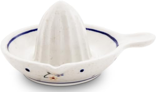 Bunzlauer Keramik Zitronenpresse Citruspresse Saftpresser Ø11 cm H 6 cm Dekor 111