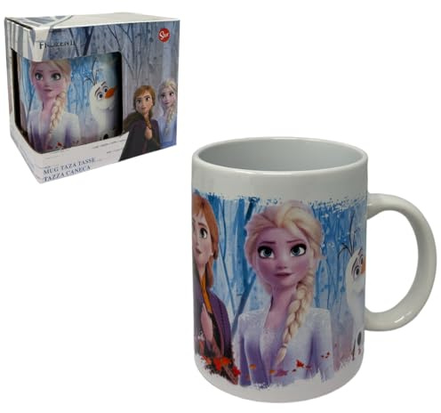 Taza de cerámica Frozen Disney modelo Mug 325 ml taza para el desayuno para niños