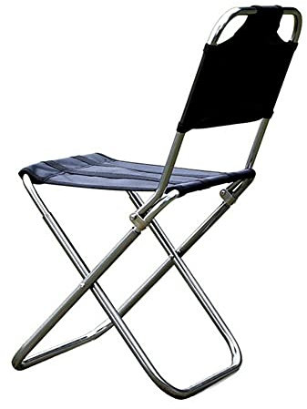 HHOZsafety Campingstuhl Outdoor-Klappstuhl Aluminium Angeln Campingstuhl Grillhocker Klapphocker Tragbarer Picknick-Reisestuhl Picknick-Klappstuhl (Golden)