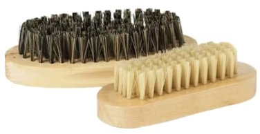 Panduro Hobby Horse Zubehör, Pferdebürsten mit synthetischen Borsten für Steckenpferd-Kinder, Sanft & Sicher | 2er-Pack Pflege-Set für Steckenpferde