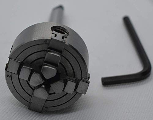 50 mm – 4-Backen-unabhängiges Drehfutter mit MT2-Bogen – M12 x 1 mm Gewinde, 2 m