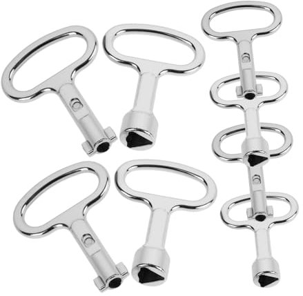Artibetter 8stücke Teiliges Aluminium Dreikantschlüssel Und Kreuzschlüssel Für Gas Wasser Und Stromzählerkästen Anwendung Für Haushalte Und Fachleute