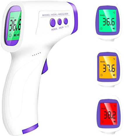 TopYart Thermomètre Frontal, Thermomètre Infrarouge Sans Contact Pour Adultes et Enfants, Thermometre Bebe Bain, Thermometre Bain Bébés