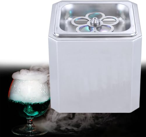 Macchina per Ghiaccio da Banco a Raffreddamento Rapido, Collegamento a Bombola di CO2, Temperatura di Raffreddamento Fino a -45°C, per Bar, Ristoranti, Club, Hotel